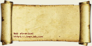 Novak Jakupi vizit kartica